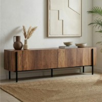 Comodă TV Hanah Home Nexus Barok Walnut Black imaginea #3 — magazin online Desire.md