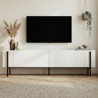 Comodă TV Hanah Home Nexus White Black imaginea #2 — magazin online Desire.md