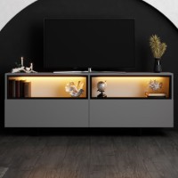 Comodă TV Hanah Home Ekol Up Anthracite imaginea #2 — magazin online Desire.md