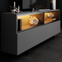 Comodă TV Hanah Home Ekol Up Anthracite imaginea #4 — magazin online Desire.md