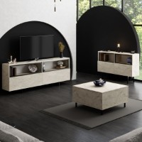 Comodă TV Hanah Home Ekol Up Travertine imaginea #7 — magazin online Desire.md