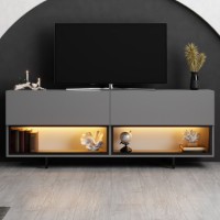 Comodă TV Hanah Home Ekol Down Anthracite imaginea #2 — magazin online Desire.md