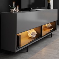 Comodă TV Hanah Home Ekol Down Anthracite imaginea #4 — magazin online Desire.md