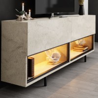Тумба под ТВ Hanah Home Ekol Down Travertine фото №4 — интернет-магазин Desire.md
