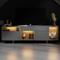 Comodă TV Hanah Home Norm Anthracite Gold imaginea #2 — magazin online Desire.md