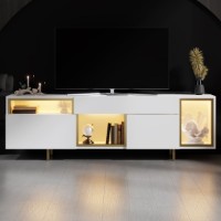 Comodă TV Hanah Home Norm White Gold imaginea #2 — magazin online Desire.md