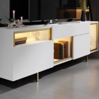 Comodă TV Hanah Home Norm White Gold imaginea #4 — magazin online Desire.md