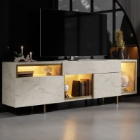 Comodă TV Hanah Home Norm Travertine Gold