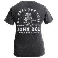 Tricou de dame John Doe Rose Fade Out Black (JDS6406-S) imaginea #2 — magazin online Desire.md