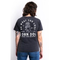 Tricou de dame John Doe Rose Fade Out Black (JDS6406-XS) imaginea #4 — magazin online Desire.md