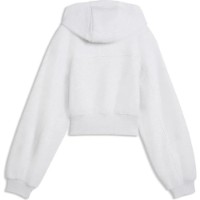 Детская толстовка Puma Ess Relaxed Croppedoon Sleeve White Glow Heather, s.164 фото №2 — интернет-магазин Desire.md