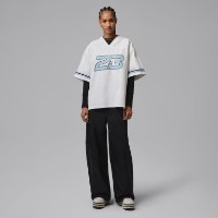 Tricou de dame Nike Jordan Flight Woven Jersey White, s.XS imaginea #3 — magazin online Desire.md