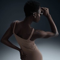 Rochie dame Nike Sportswear Chill Knit Tight Mini-Rib Mink Brown, s.M imaginea #6 — magazin online Desire.md