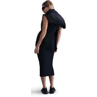 Rochie dame Nike Sportswear Chill Knit Tight Mini-Rib Tank Black/Sail, s.S imaginea #2 — magazin online Desire.md