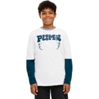 Детский лонгслив Puma Mid90s Layered Long Sleeve White Glow Heather, s.152 фото №3 — интернет-магазин Desire.md