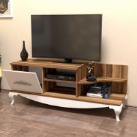 Comodă TV Hanah Home Sultan Walnut White imaginea #3 — magazin online Desire.md