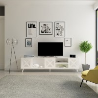 Comodă TV Hanah Home Sinef White