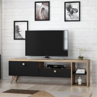 Comodă TV Hanah Home Parion Black imaginea #2 — magazin online Desire.md