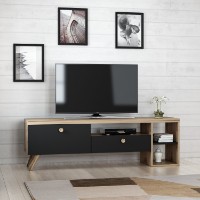 Comodă TV Hanah Home Parion Black imaginea #3 — magazin online Desire.md
