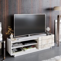 Comodă TV Hanah Home Valantina White