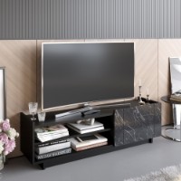 Comodă TV Hanah Home Valantina Black