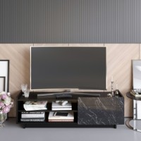 Comodă TV Hanah Home Valantina Black imaginea #2 — magazin online Desire.md