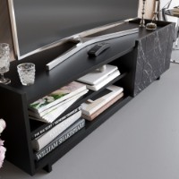 Comodă TV Hanah Home Valantina Black imaginea #3 — magazin online Desire.md