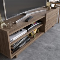 Comodă TV Hanah Home Valantina Walnut imaginea #3 — magazin online Desire.md