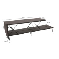Comodă TV Hanah Home Street Dark Brown imaginea #10 — magazin online Desire.md
