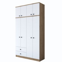 Dulap Rani BA121 Walnut White imaginea #7 — magazin online Desire.md