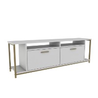 Comodă TV Hanah Home Omar White Gold imaginea #4 — magazin online Desire.md