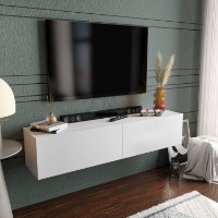 Comodă TV Hanah Home Poling White imaginea #2 — magazin online Desire.md