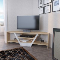 Comodă TV Hanah Home Sares Oak White imaginea #3 — magazin online Desire.md