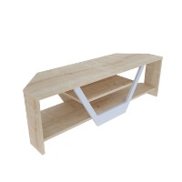 Comodă TV Hanah Home Sares Oak White imaginea #5 — magazin online Desire.md