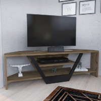Comodă TV Hanah Home Sares Oud Oak Black imaginea #2 — magazin online Desire.md