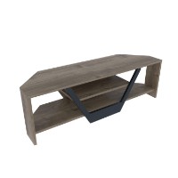 Comodă TV Hanah Home Sares Walnut Black imaginea #5 — magazin online Desire.md