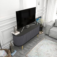 Comodă TV Hanah Home Stor Black Anthracite imaginea #2 — magazin online Desire.md
