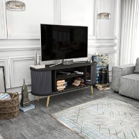 Comodă TV Hanah Home Stor Black Anthracite imaginea #5 — magazin online Desire.md