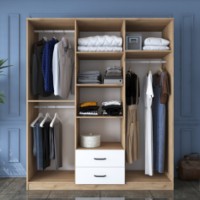 Dulap Rani BA113 Walnut White imaginea #3 — magazin online Desire.md