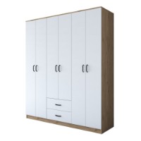 Dulap Rani BA113 Walnut White imaginea #5 — magazin online Desire.md