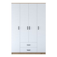 Dulap Rani BA112 Walnut White imaginea #6 — magazin online Desire.md