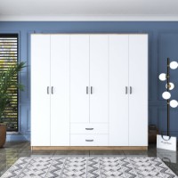 Dulap Rani BA111 Walnut White imaginea #2 — magazin online Desire.md