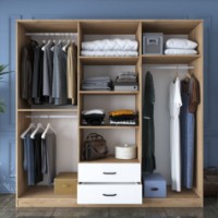 Dulap Rani BA111 Walnut White imaginea #3 — magazin online Desire.md