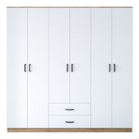 Dulap Rani BA111 Walnut White imaginea #6 — magazin online Desire.md