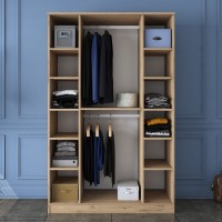Dulap Rani BA116 Walnut White imaginea #4 — magazin online Desire.md