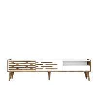 Comodă TV Hanah Home Valensiya Walnut White imaginea #4 — magazin online Desire.md