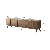 Comodă TV Hanah Home New Line Walnut v2 imaginea #6 — magazin online Desire.md