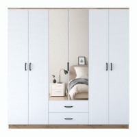 Dulap Rani BA130 Walnut White imaginea #5 — magazin online Desire.md