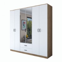 Dulap Rani BA130 Walnut White imaginea #6 — magazin online Desire.md