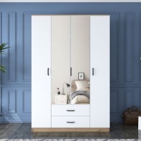 Dulap Rani BA131 Walnut White imaginea #2 — magazin online Desire.md